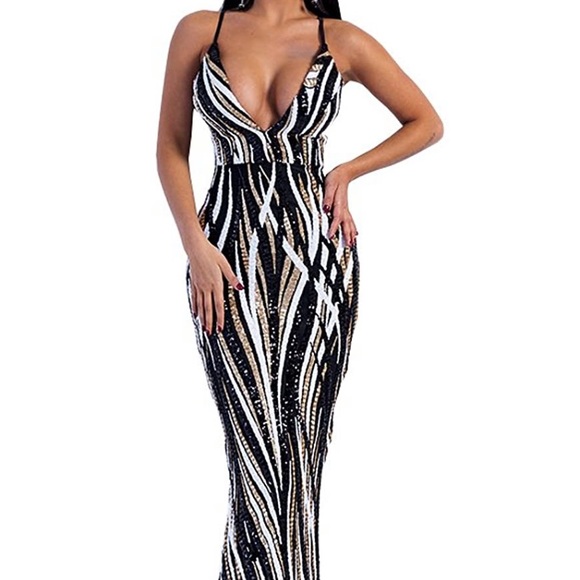 Sequin Showstopper Formal Gown Dress - Picture 2 of 2